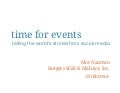 ECIR 2013 Keynote - Time for Events