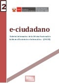 Boletín oficial de la ONGEI /Junio 2012
