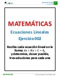 Ejercicios resueltos de ecuaciones lineales