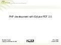 Eclipse Pdt2.0 26.05.2009
