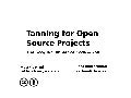 Tanning for Open Source Projects - The Google Summer of Code & You
