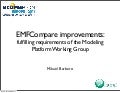 Eclipseconeurope 2011 - EMFCompare Improvements