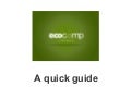 ecoCampLondon Guide