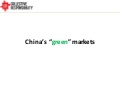 LOHAS and Green Consumers in China