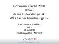 E-Commere Recht 2010 aktuell