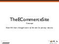 An eCommerce portal concept 