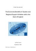 The Economic Benefits of Clusters and Regional Support Initiatives within the East of England