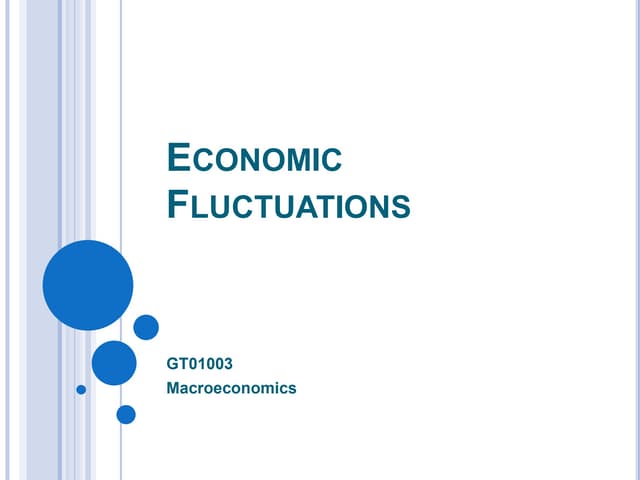 Economic fluctuations