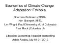 Economics of climate change adaptation ethiopia   