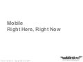 Making your marketing fit for Mobile