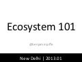 Ecosystem 101