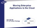 Moving Enterprise Applications to the Cloud