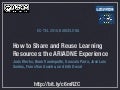 How to Share and Reuse Learning Resources: the ARIADNE Experience