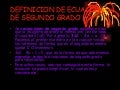 Ecuaciones De Segundo Grado Definiciones 2