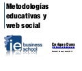 Metodologías educativas y web social
