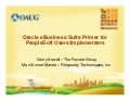 Oracle eBusiness Suite Primer for PeopleSoft Users and Implementers