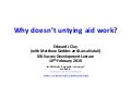 Why doesn’t untying aid work?