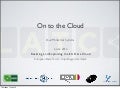 EU Data Cloud - On to the Cloud