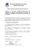 Edital processo seletivo 2012