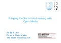 Bringing the Social into Learning with Open Media