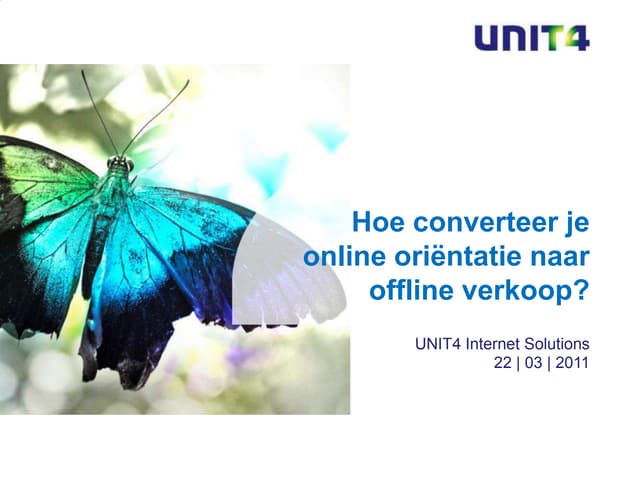 UNIT4: Presentatie Emerce Eretail