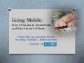 Jon Moser's edSocialMedia Webinar: Going Mobile: How it Pertains to Social Media and Your School Website