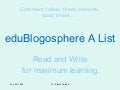 Edu Blogosphere A List June08