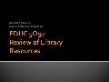 Library Research in Education