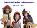 Educación escolar en emergencias  asignatura vital
