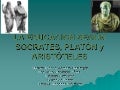 Educación según socrates, platón y aristóteles