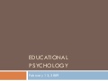 Educational Psychology