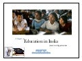 Education Sector in India