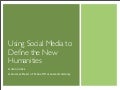 Using Social Media to Define the New Humanities Classroom