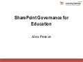 SharePoint Governance for Education