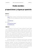 Redes sociales: preposiciones y alguna proposicion