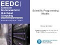 EEDC Programming Models