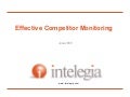 Effective Competitor Monitoring
