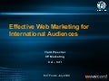 Effective Web Marketing For International Audiences Mit Forum Tlalit Prescher