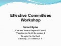 Effective Committees Charters Towers Saturday 22 October 2011