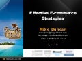 Effective E-commerce Strategies