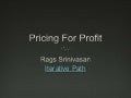 Effective Pricing