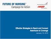 Effective Strategies to Reach and Connect Americans to Coverage