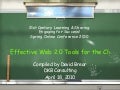 Effective web 2.0 tools