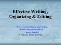  Effective writing 
