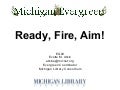 Ready Fire Aim: The MLC Evergreen Experience