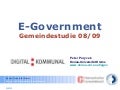 Egovernment Studie