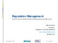 Reputation Management: Crisis Communication Planning, Response and Recovery