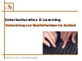 Markus Eidam: Interkulturelles E-Learning Vorbereitung von Geschaeftsreisen ins Ausland