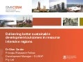 Glen Corder-Eidos sustainable development in resource intensive regions   