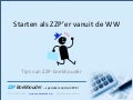 Eigen bedrijf starten vanuit de WW